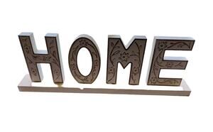 Farmhouse Decor Rustic Wood Home Sign Decor for Wall Cutout